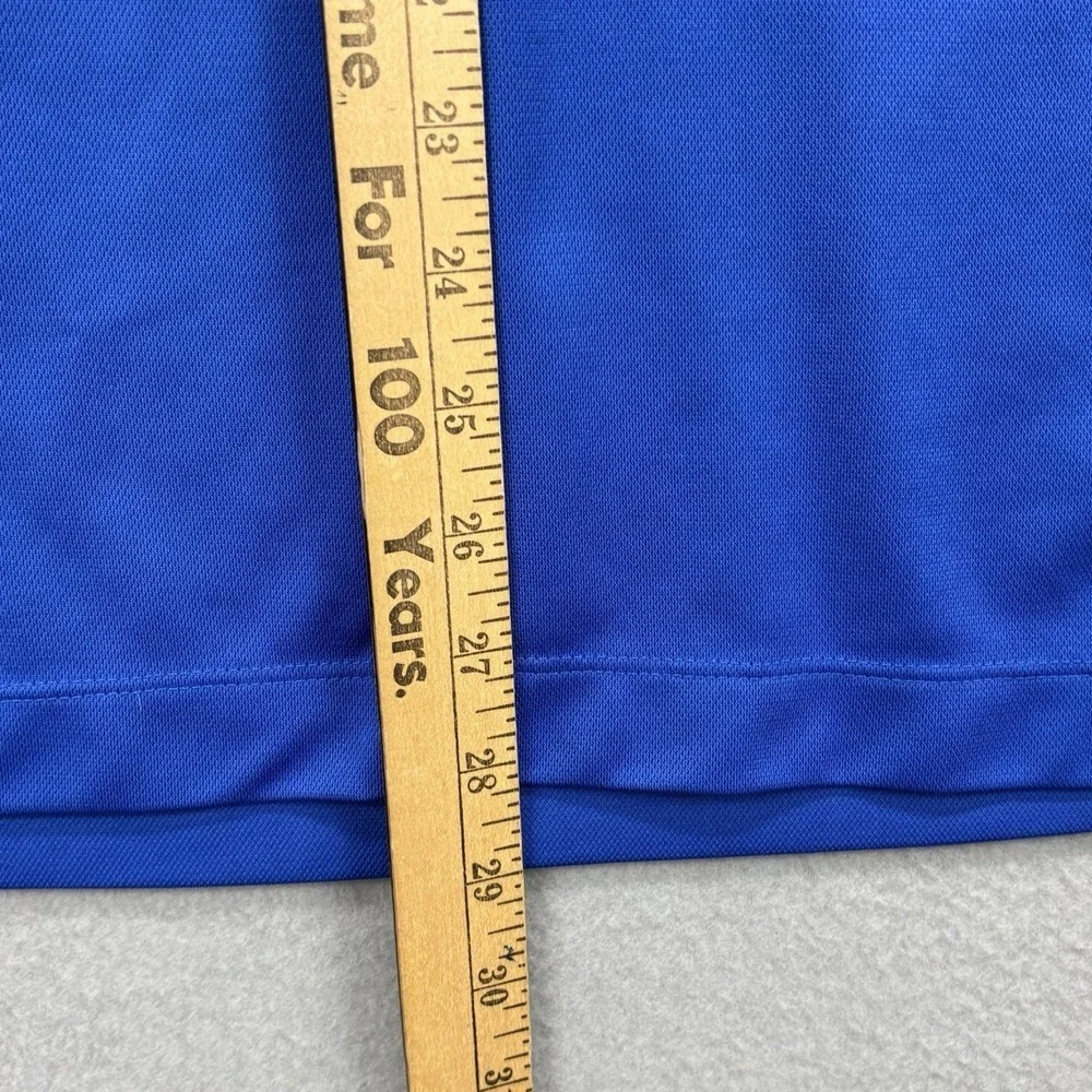 Nike Golf Tour Performance Polo Shirt Mens L  Dri-Fit ‎ Climatech Blue Stretch